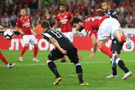 Football. UEFA Champions League. Spartak vs. PAOK