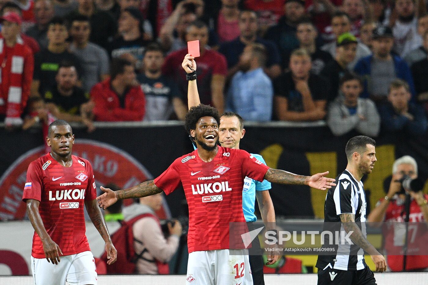 Football. UEFA Champions League. Spartak vs. PAOK