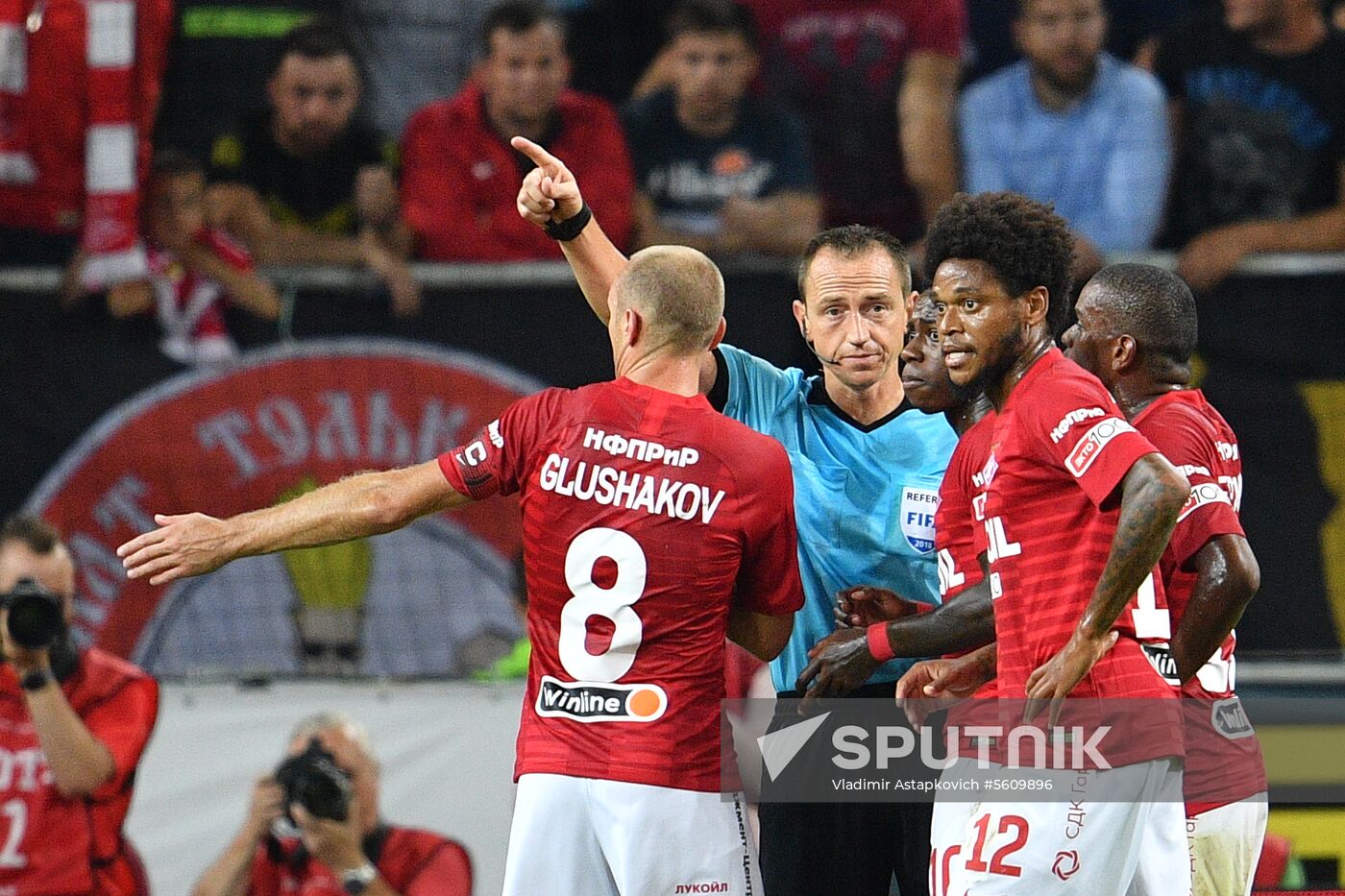 Football. UEFA Champions League. Spartak vs. PAOK