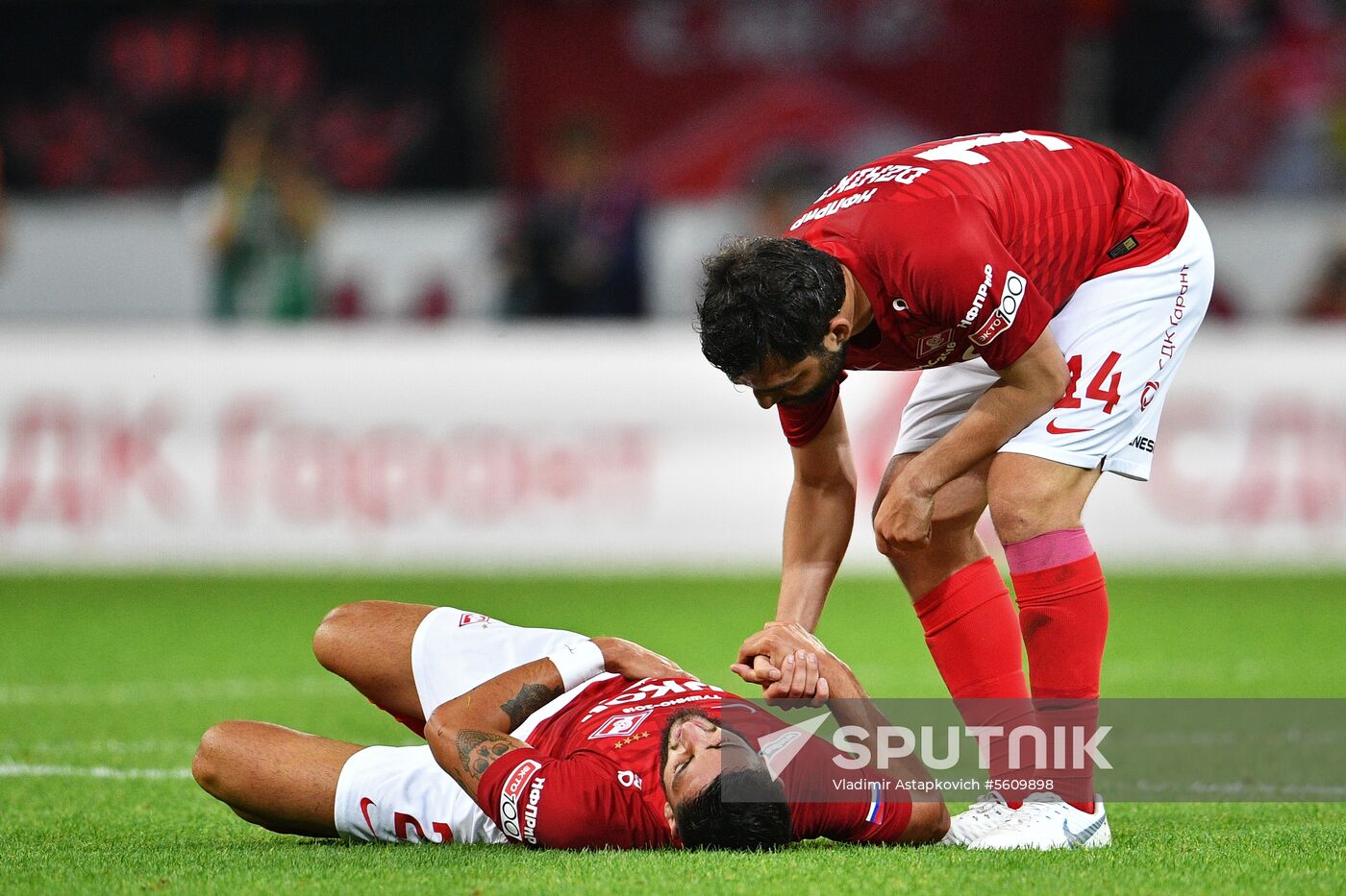 Football. UEFA Champions League. Spartak vs. PAOK