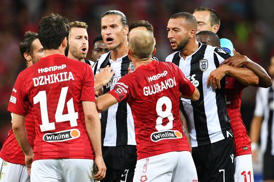 Football. UEFA Champions League. Spartak vs. PAOK