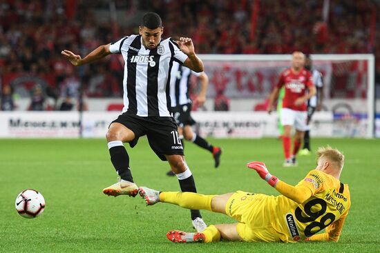 Football. UEFA Champions League. Spartak vs. PAOK