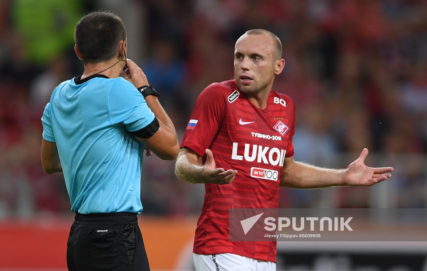 Football. UEFA Champions League. Spartak vs. PAOK