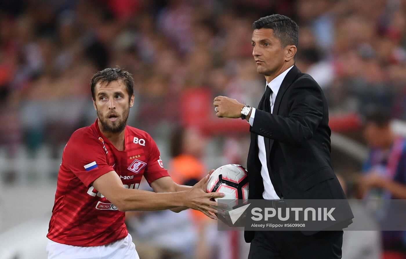 Football. UEFA Champions League. Spartak vs. PAOK