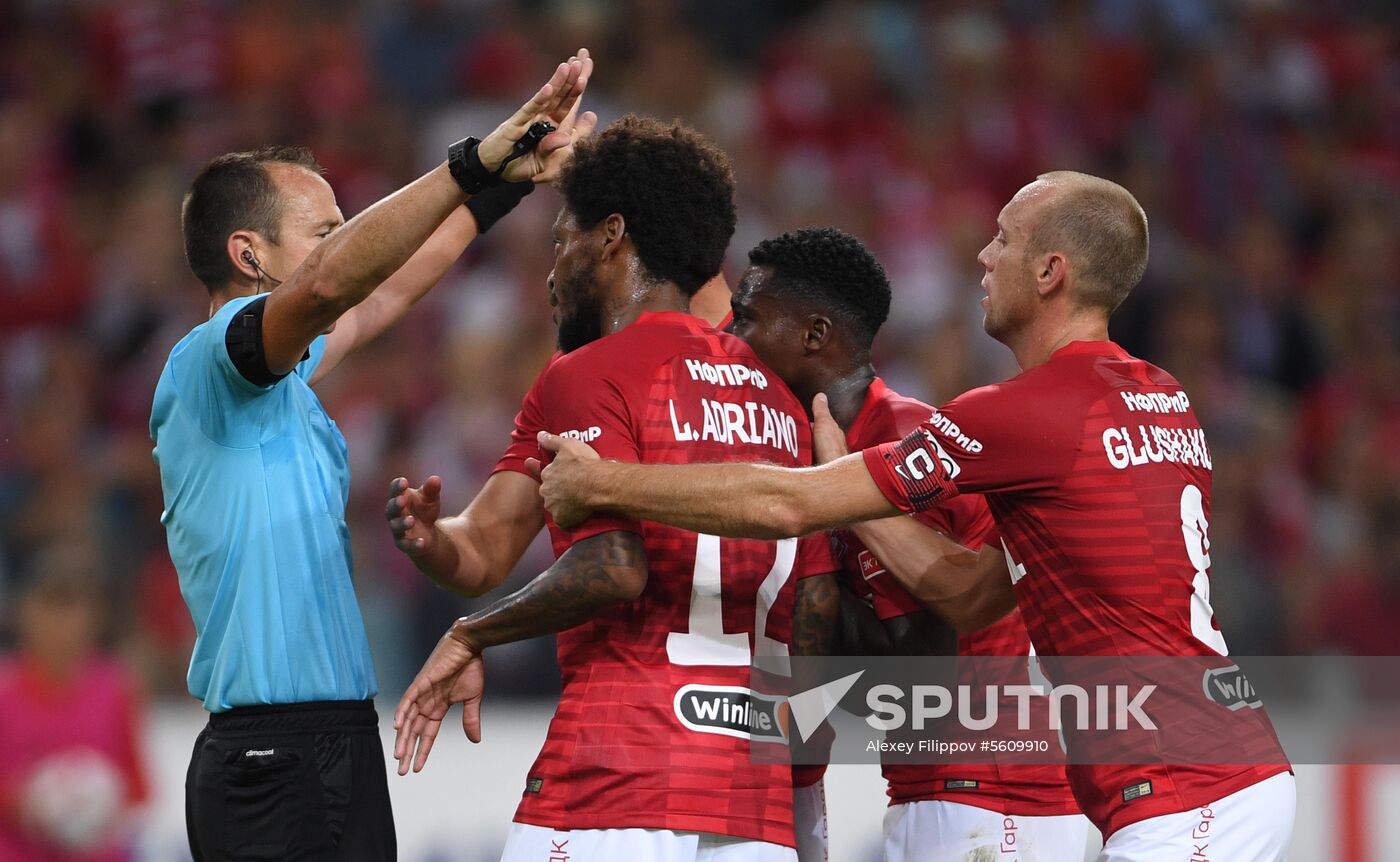 Football. UEFA Champions League. Spartak vs. PAOK