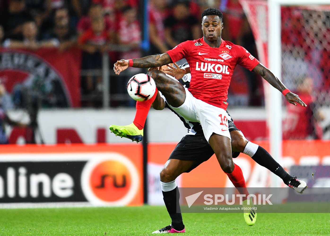 Football. UEFA Champions League. Spartak vs. PAOK