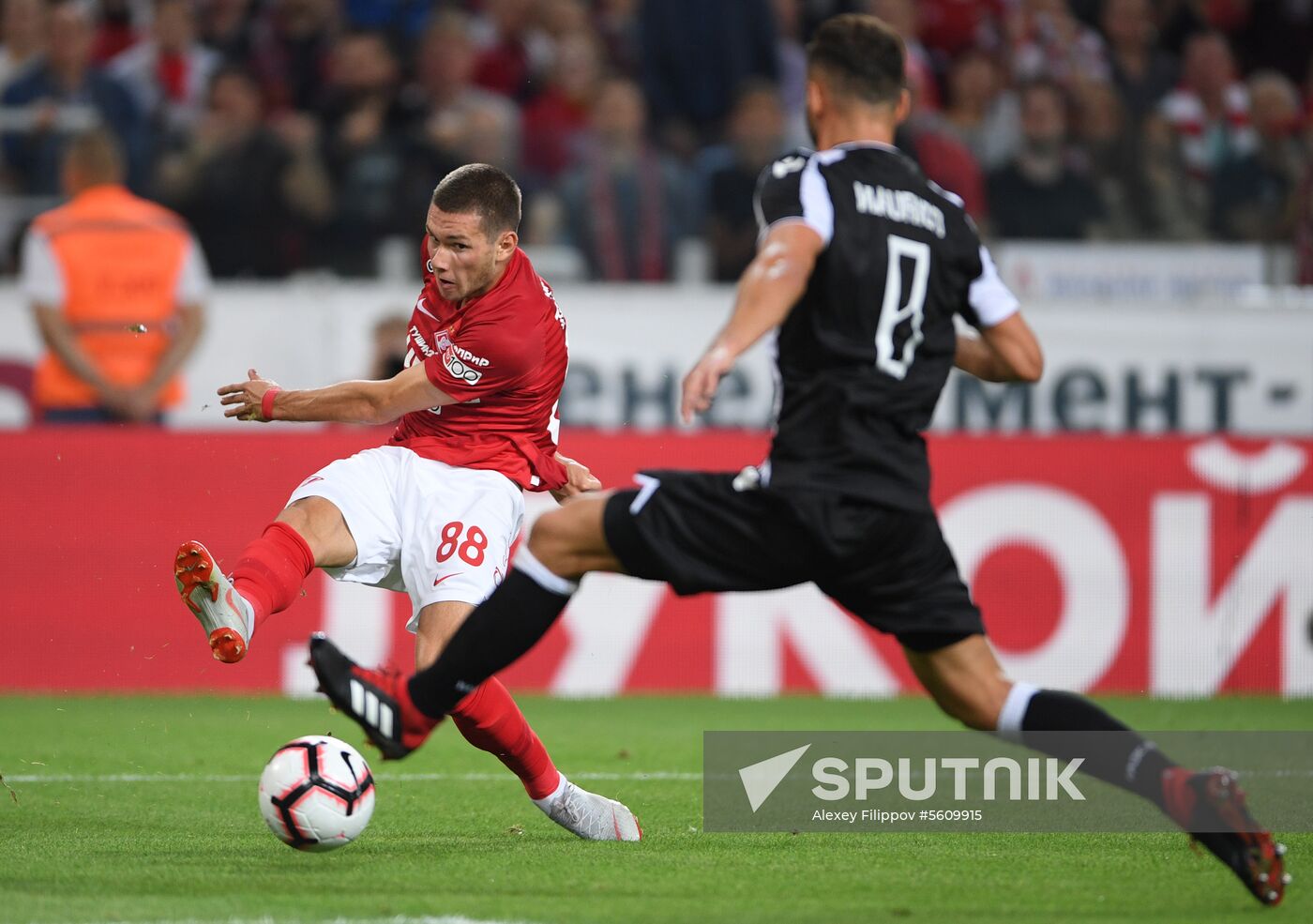 Football. UEFA Champions League. Spartak vs. PAOK