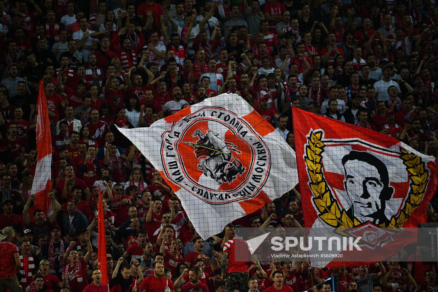 Football. UEFA Champions League. Spartak vs. PAOK