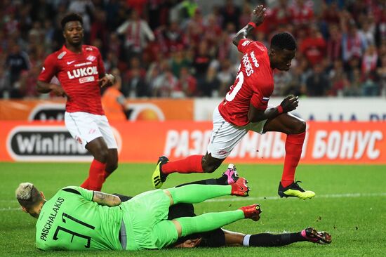 Football. UEFA Champions League. Spartak vs. PAOK