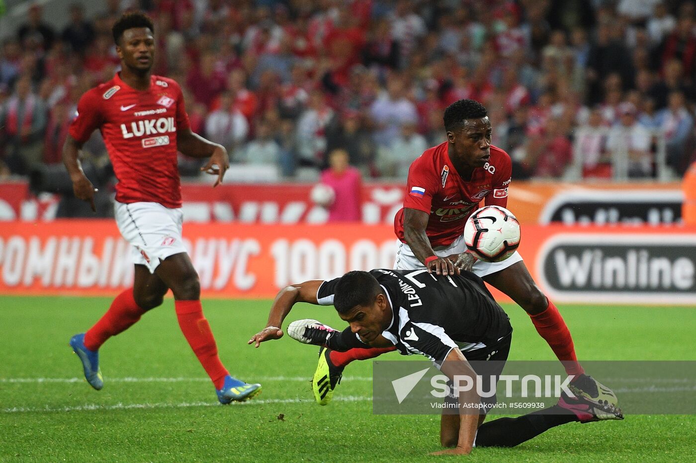 Football. UEFA Champions League. Spartak vs. PAOK