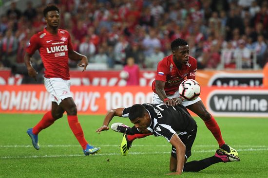 Football. UEFA Champions League. Spartak vs. PAOK