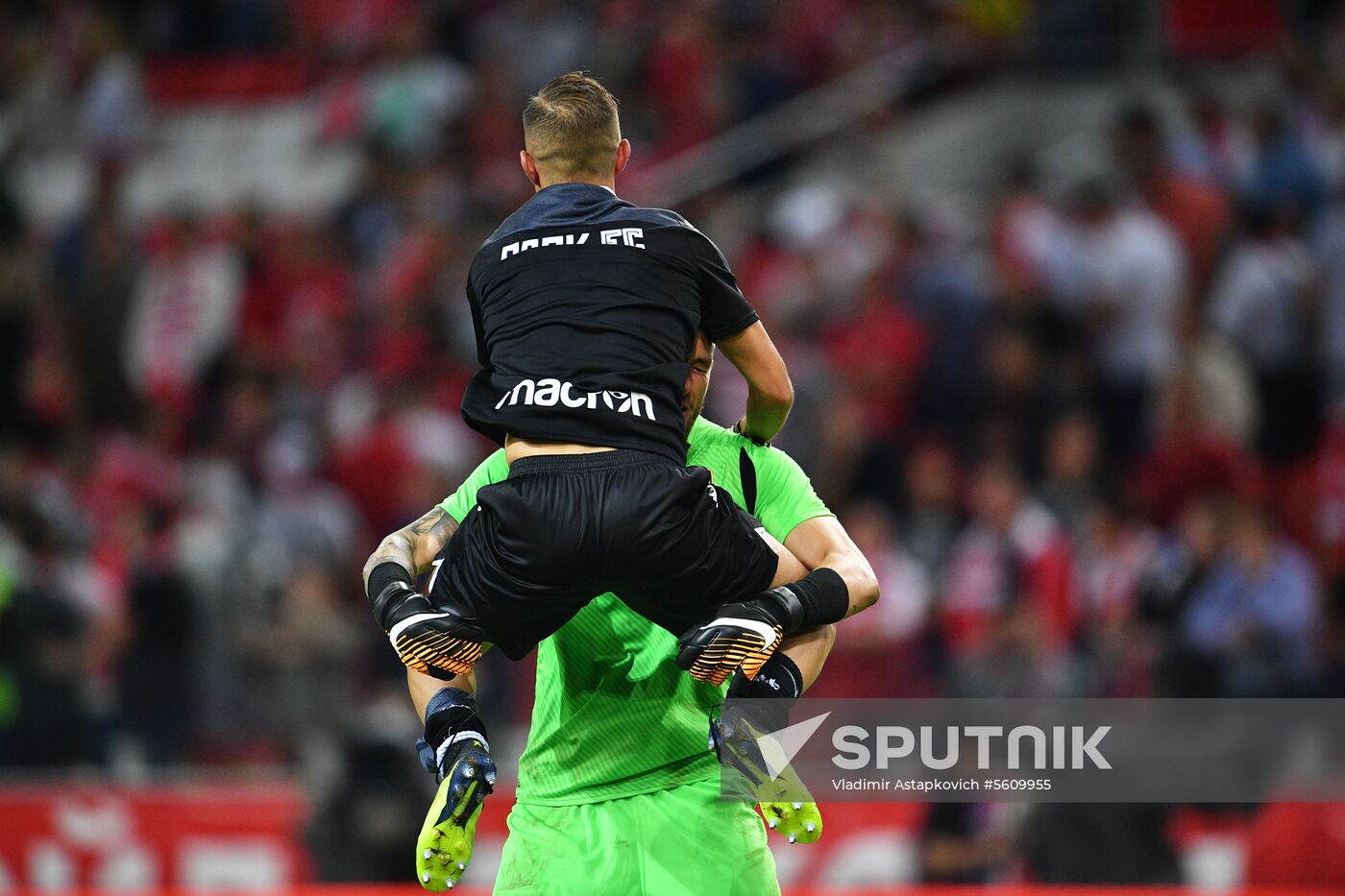 Football. UEFA Champions League. Spartak vs. PAOK