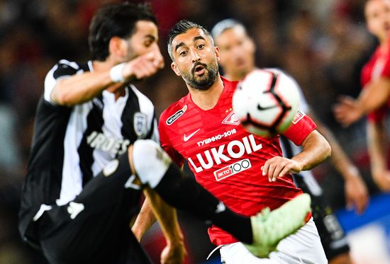 Football. UEFA Champions League. Spartak vs. PAOK