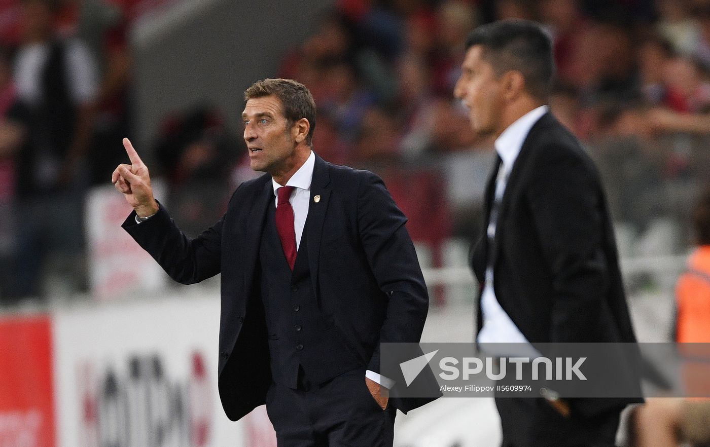 Football. UEFA Champions League. Spartak vs. PAOK