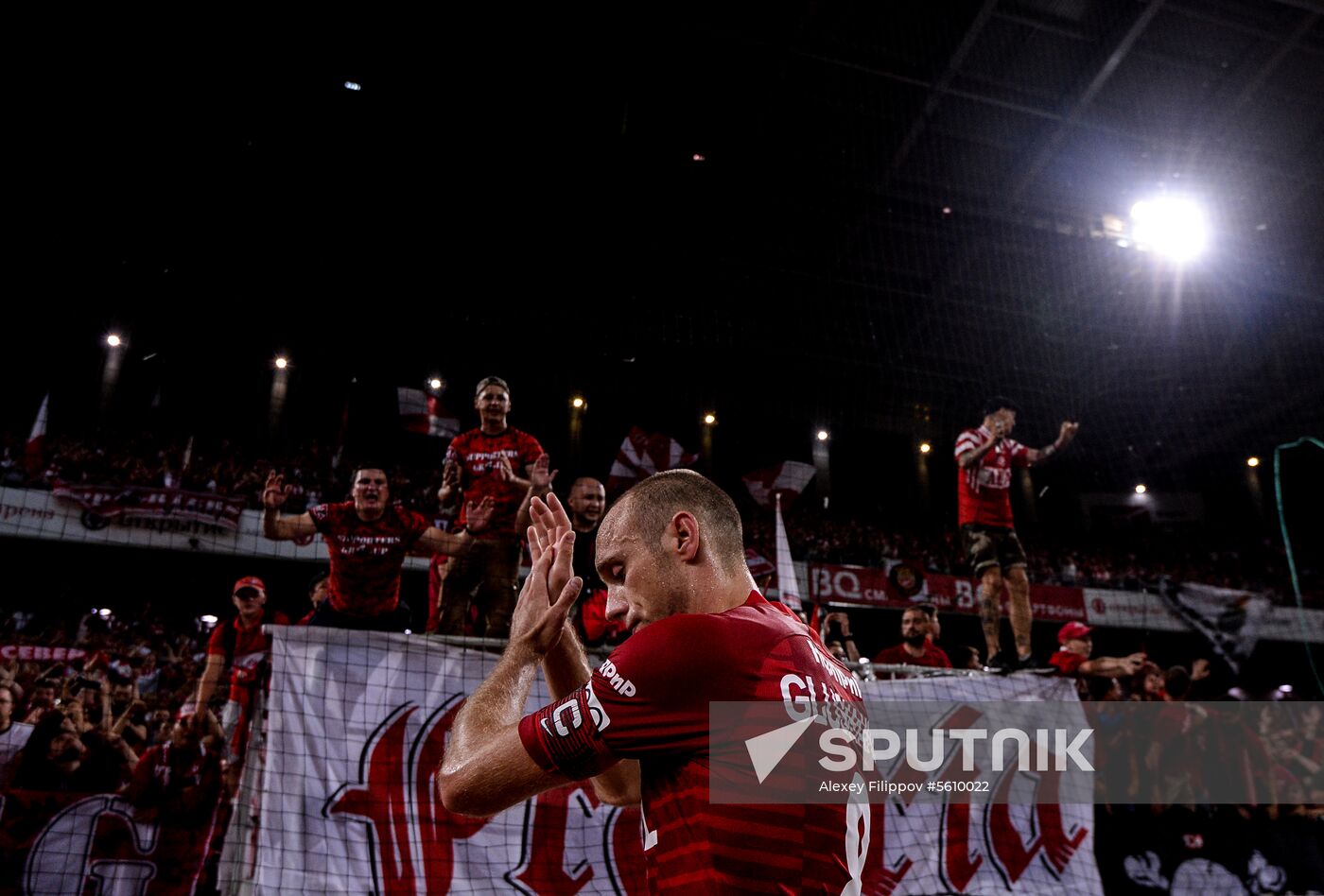 Football. UEFA Champions League. Spartak vs. PAOK