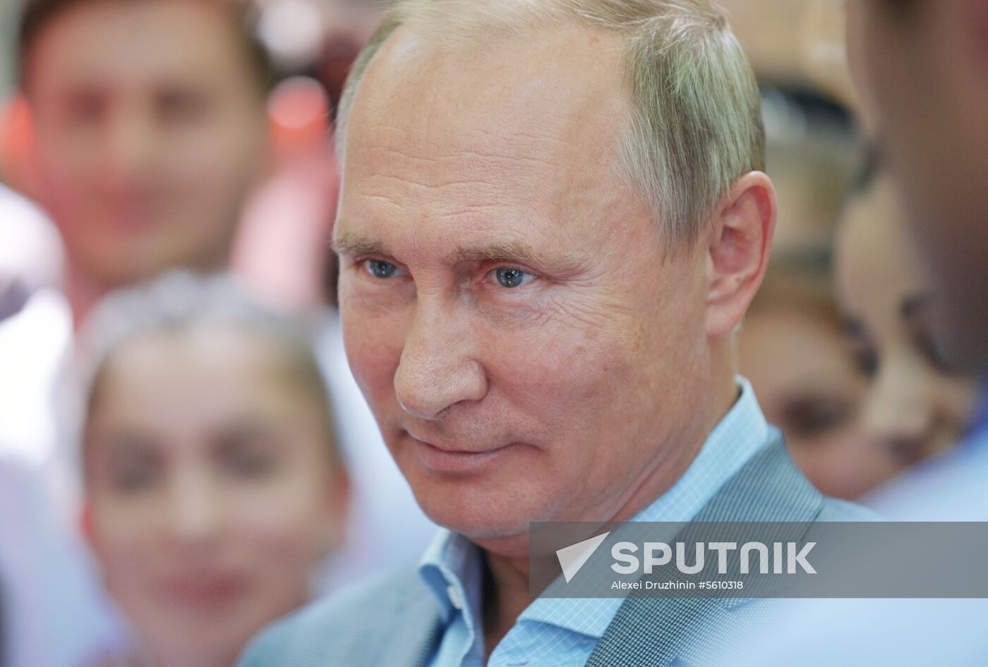 President Vladimir Putin attends 2018 Mashuk Youth Forum