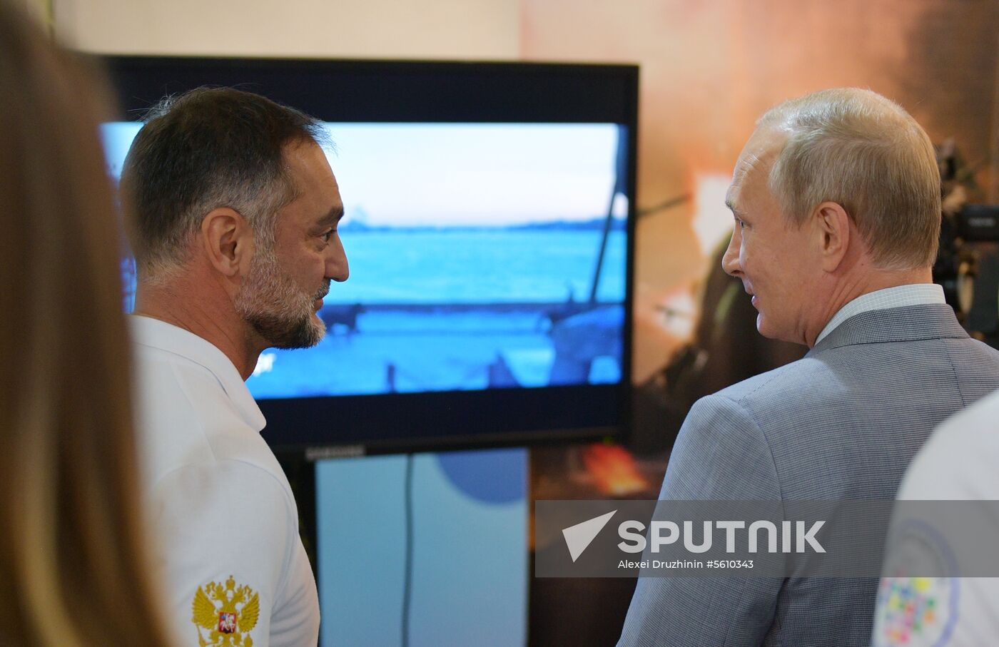 President Vladimir Putin attends 2018 Mashuk Youth Forum