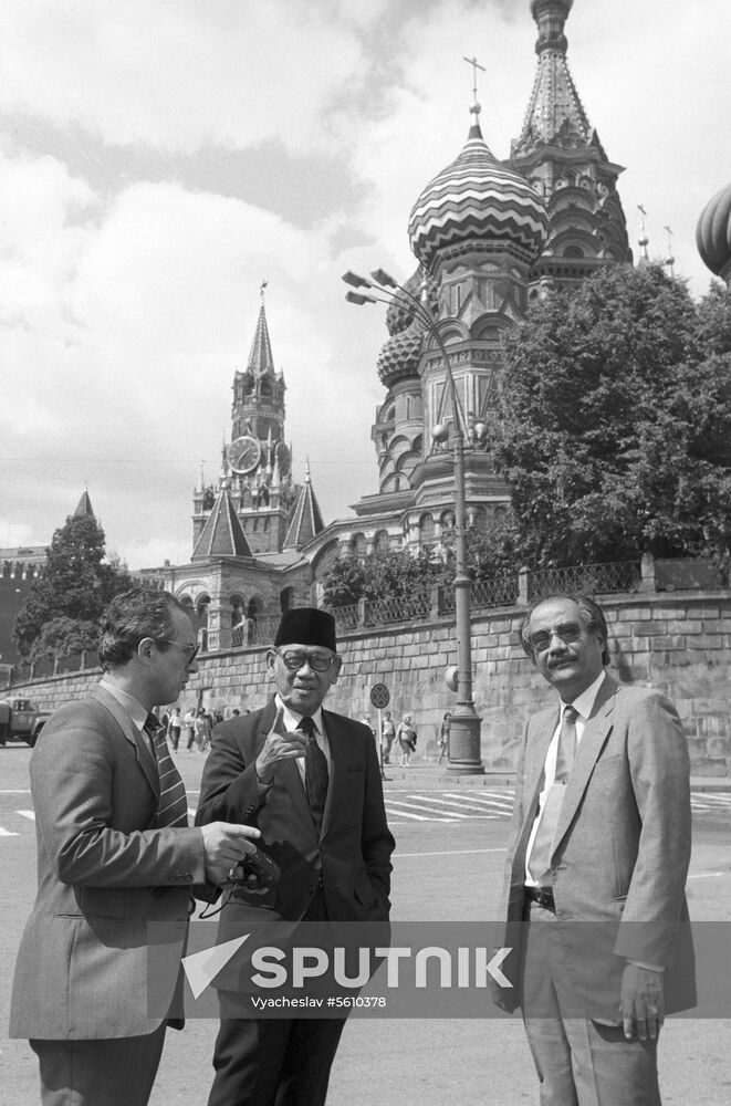 Burhanuddin Muhammad Diah's visit to USSR