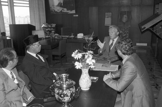 Burhanuddin Muhammad Diah's visit to USSR