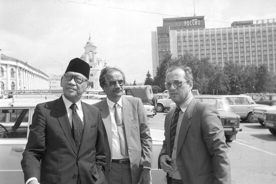 Burhanuddin Muhammad Diah's visit to USSR
