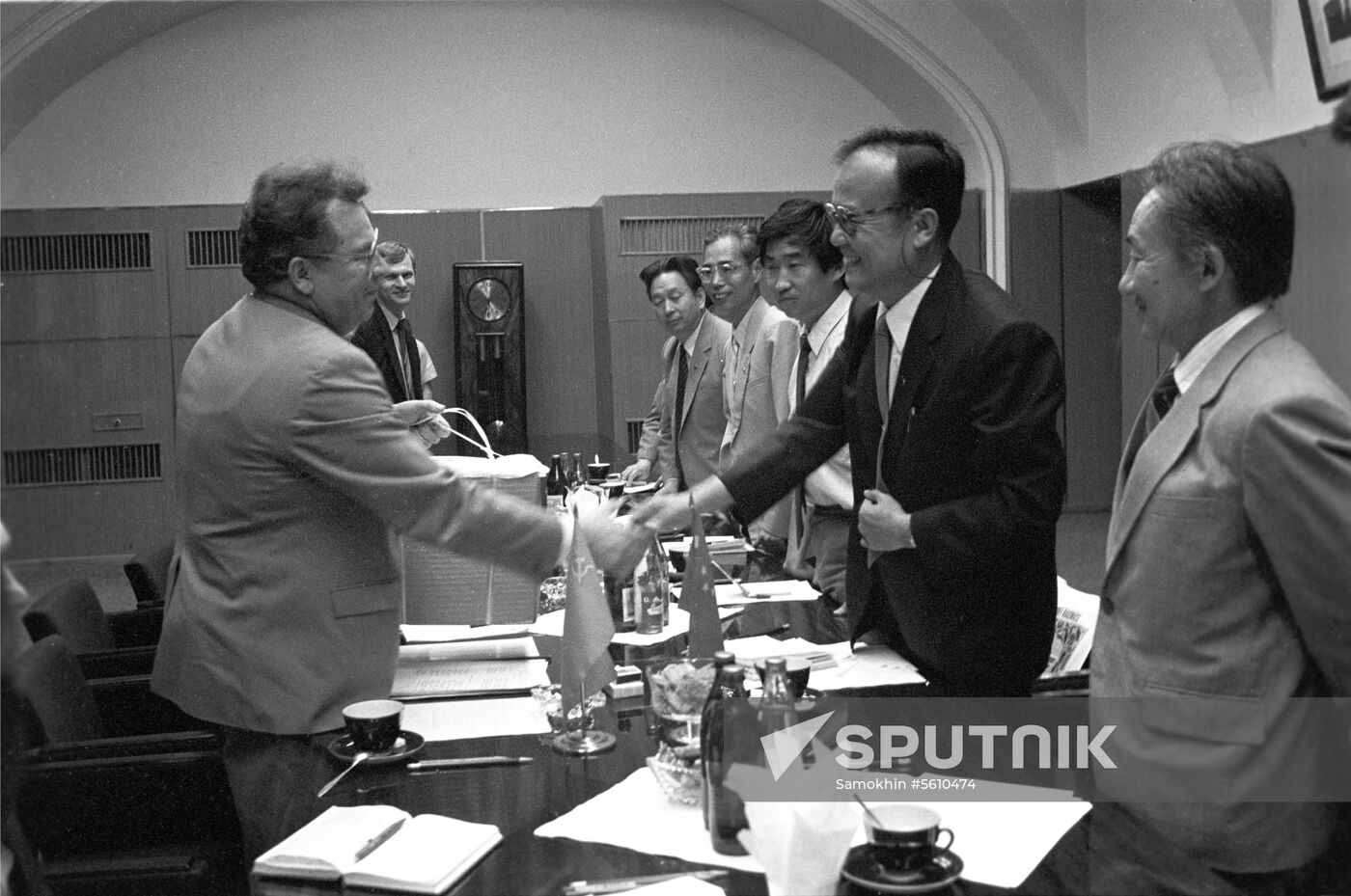 Meeting of representatives of Ministries of Railways of USSR and China