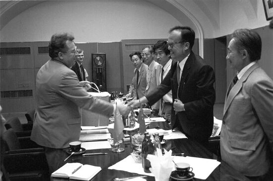 Meeting of representatives of Ministries of Railways of USSR and China