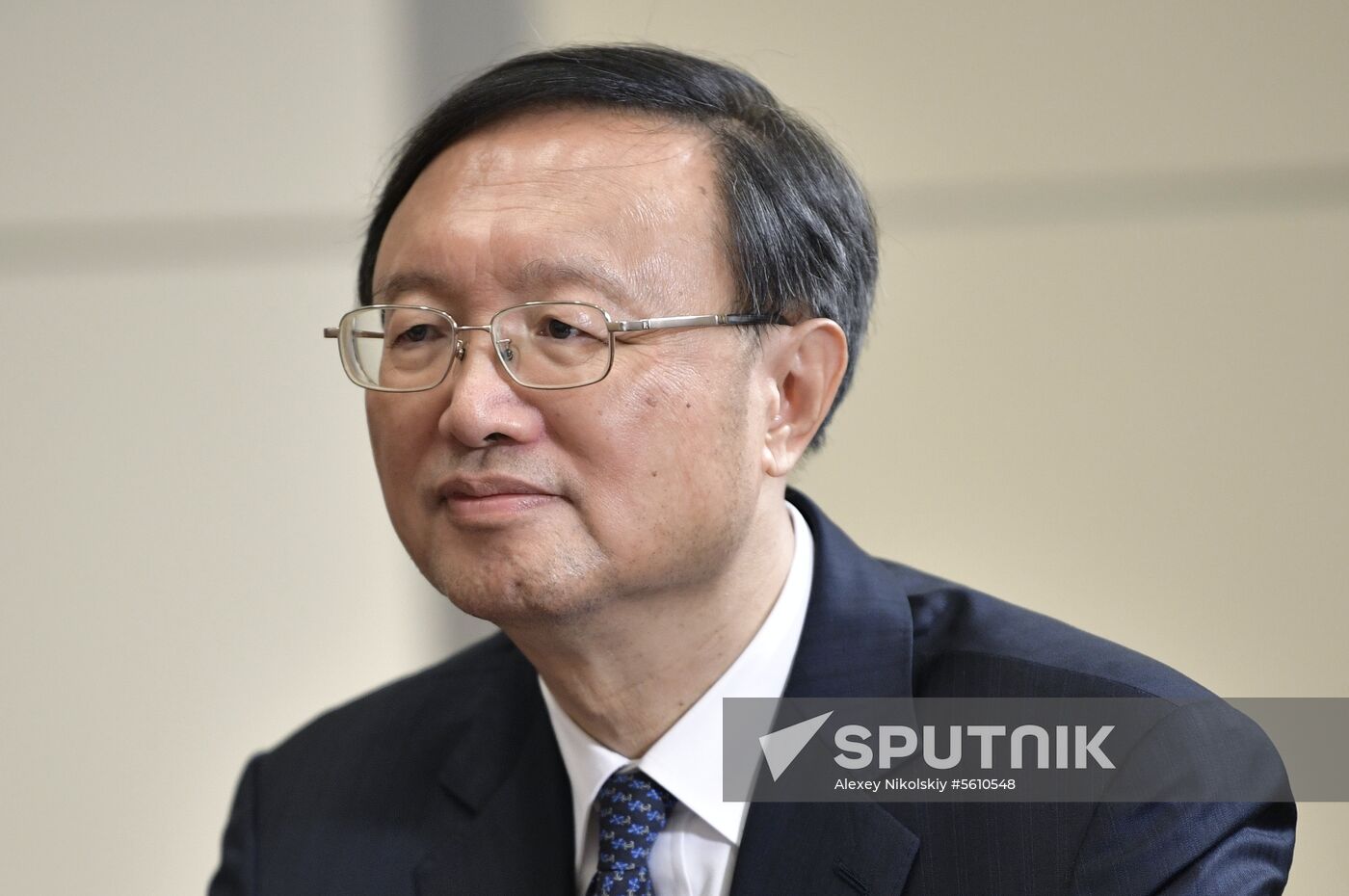 Russian President Vladimir Putin meets with Member of Politburo of Communist Party of China Yang Jiechi