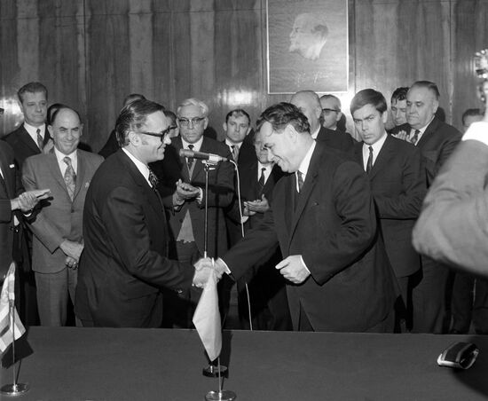 Minister of Foreign Affairs of Costa Rica Gonzalo Facio Segreda's visit to USSR
