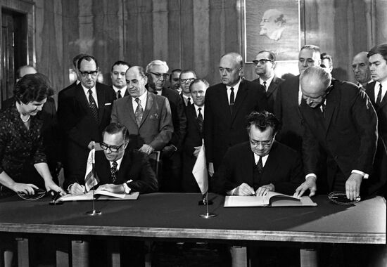 Minister of Foreign Affairs of Costa Rica Gonzalo Facio Segreda visits USSR