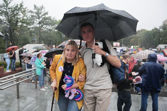 Mothers' March in support of defendants in New Greatness case