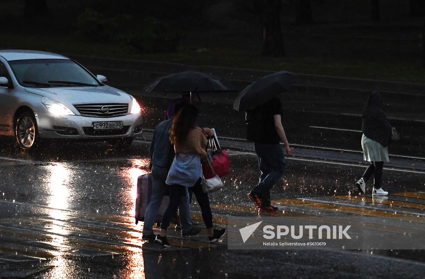 Rain in Moscow