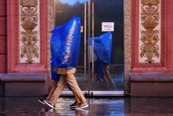 Rain in Moscow