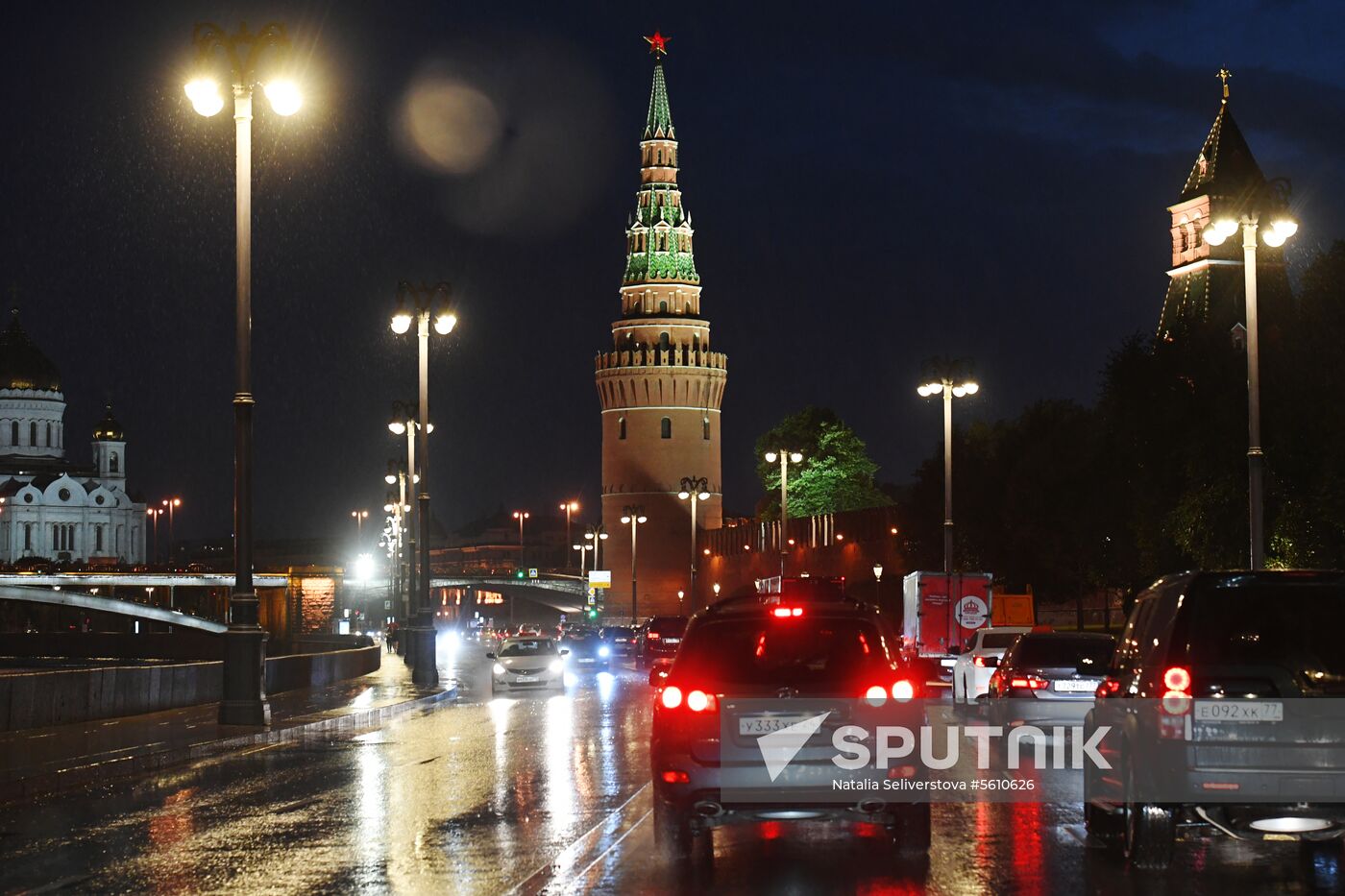 Rain in Moscow