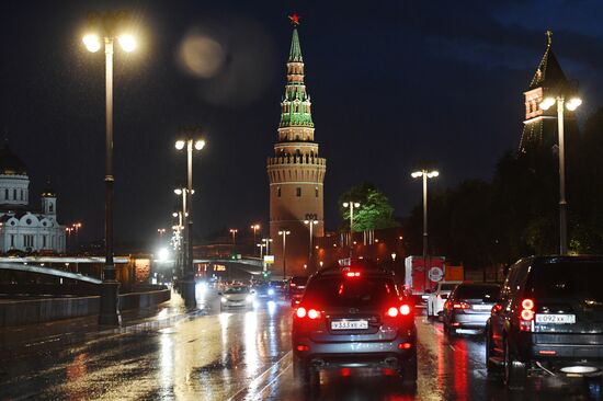 Rain in Moscow
