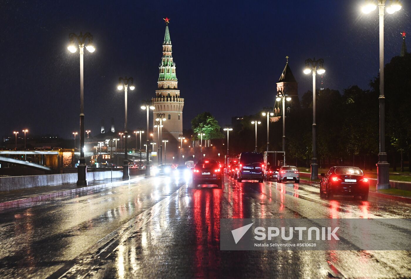 Rain in Moscow
