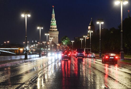 Rain in Moscow