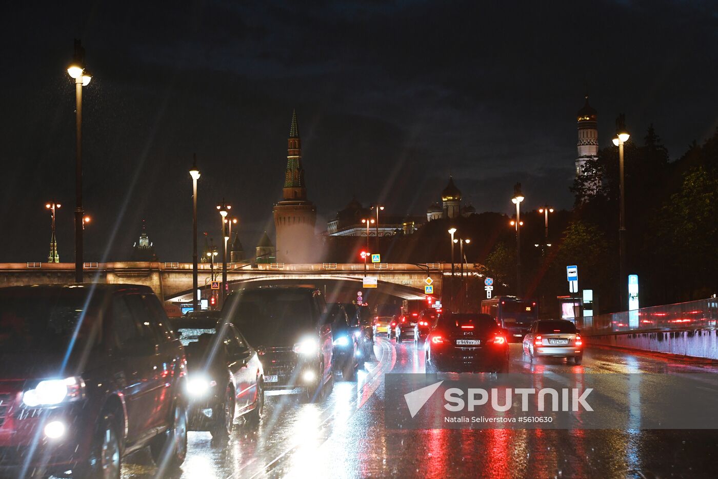 Rain in Moscow