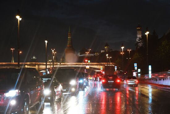 Rain in Moscow