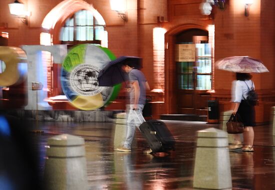 Rain in Moscow