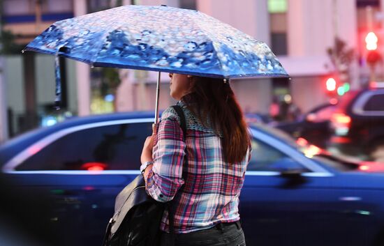 Rain in Moscow