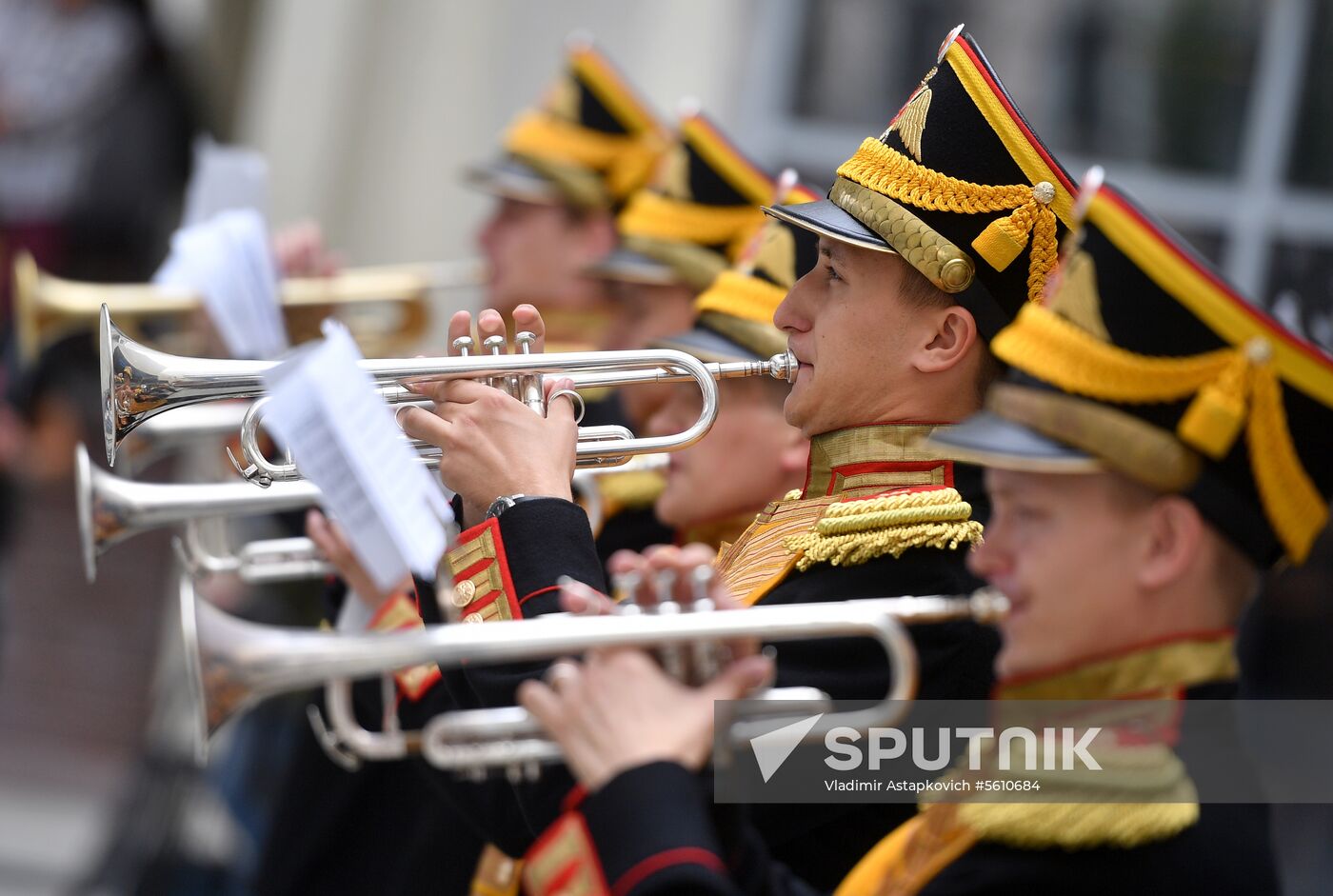 News conference on 11th Spasskaya Tower International Military Music Festival