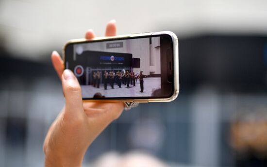 News conference on 11th Spasskaya Tower International Military Music Festival