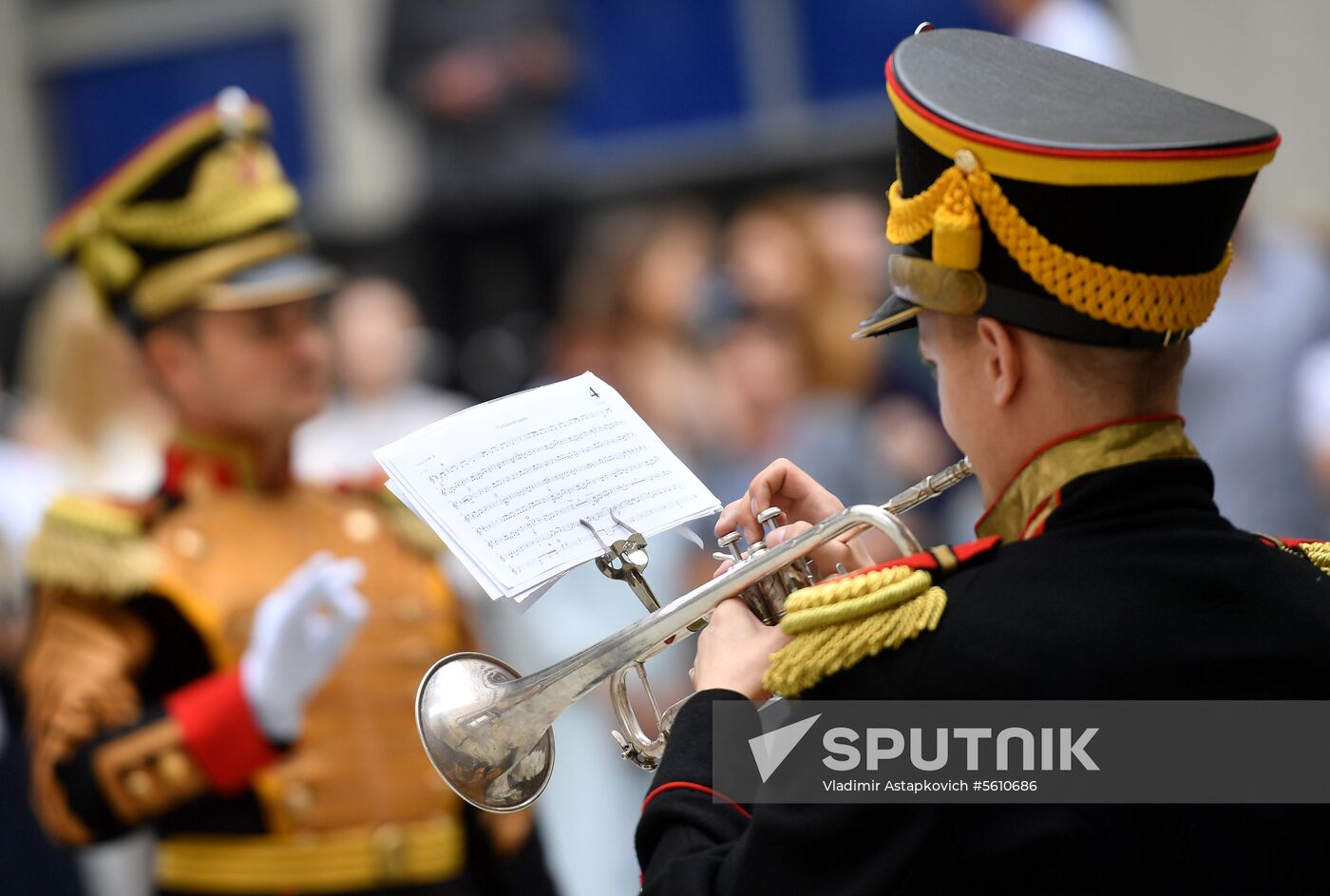 News conference on 11th Spasskaya Tower International Military Music Festival