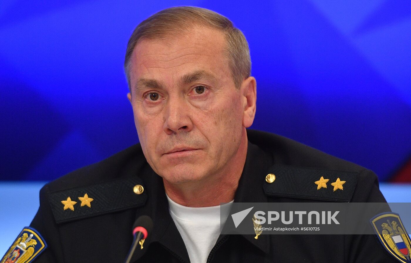 News conference on 11th Spasskaya Tower International Military Music Festival