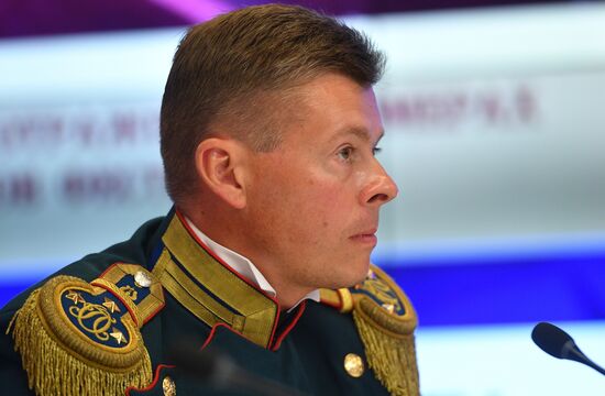 News conference on 11th Spasskaya Tower International Military Music Festival