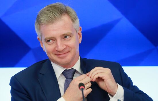 News conference on 11th Spasskaya Tower International Military Music Festival