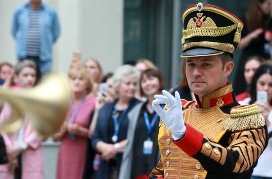 News conference on 11th Spasskaya Tower International Military Music Festival