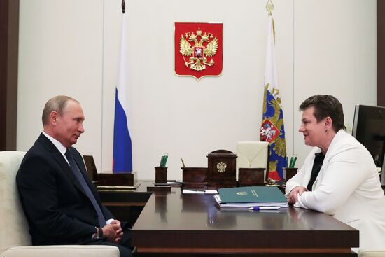 President Putin meets with Vladimir Region Governor Orlova