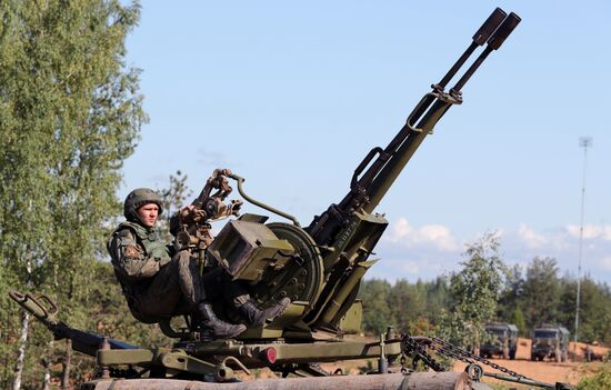 Russian-Serbian military drill in Leningrad Region