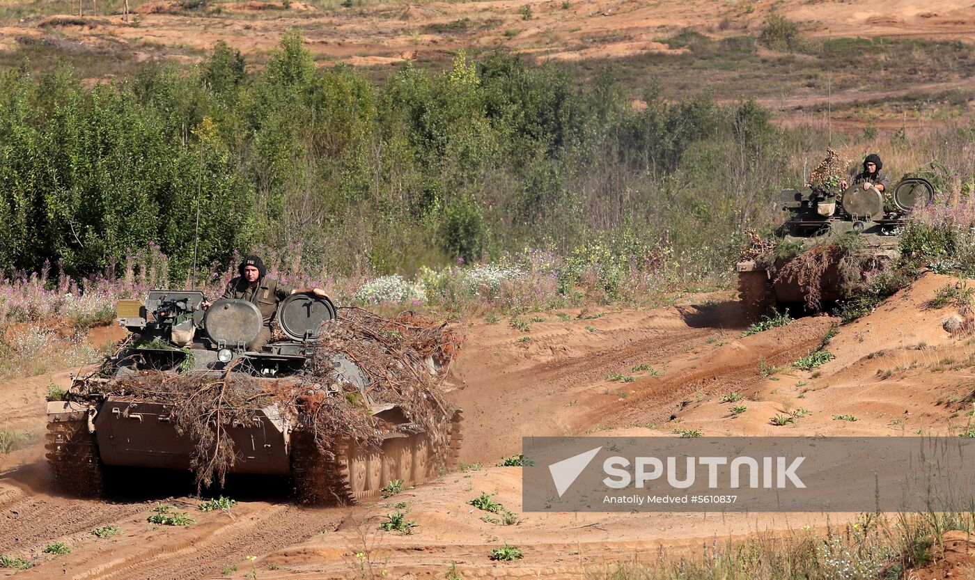 Russian-Serbian military drill in Leningrad Region